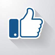 Icone Facebook Like Avec Une Longue Ombre Qui A L Air Simple Pouces Vers Le Haut Like Icon Instagram Likes And Followers Long Shadow