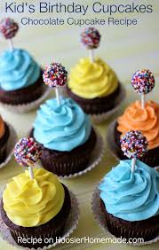 Kid S Birthday Cupcakes Cupcake Recipes Chocolate Kids Birthday Cupcakes Cupcake Recipes
