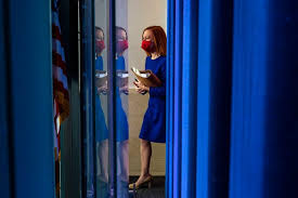 In november, joe biden named veteran democratic spokesperson jen psaki as his white house press secretary. 96f5yl3rmknijm