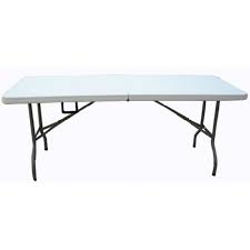 6ft Exhibition Trestle Table Easy To Carry Assemble Folding Tables