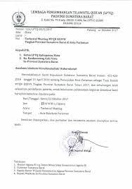 Mohon maaf apabila banyak kesalahan dalam penulisan artikel atau informasi tersebut yang ada kaitannya dengan surat. Surat Undangan Technical Meeting Mtqn Xxxvii Tingkat Provinsi Sumatera Barat Kementerian Agama Provinsi Sumatera Barat