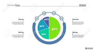 four sectors pie chart slide template business data review