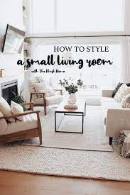 How To Style A Small Living Room The Blush Home Small Living Rooms Condo Living Room Small Living Room Decor