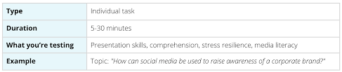 Use it to evaluate up to three providers based on important criteria including: These Tasks Form Part Of A Professional Assessment Center Personio