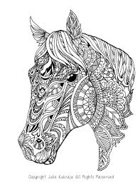 De kleurplaat van paard en veulen 3 dit is de derde op onze site. Mandala Paarden Kleurplaten