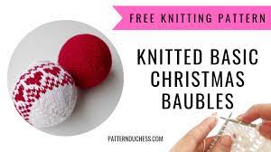 I have seen similar bauble knitting patterns for sale and they're not cheap, which makes these gorgeous free patterns doubly brilliant! How To Knit Easy Christmas Balls Knitting Blog Pattern Duchess