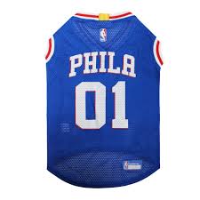 The jerseys the team wears night in and night out. Pets First Nba 76ers Basketball Mesh Dog Jersey X Large Petco