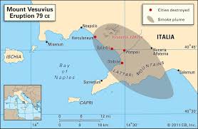Vesuvius Facts Location Eruptions Pompeii Italy Map Herculaneum
