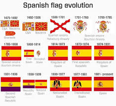 The closest pantone® equivalents to the hexadecimal codes are 2350 c and 7406 c for the red and yellow, respectively. Spanish Flag Through The Years Spain
