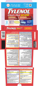Tylenol Cold Plus Flu Severe Day Night Kit Johnson