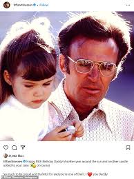 Tiffani Thiessen announces the passing of her father Frank as Saved By The  Bell actress shares 'heartbroken' tribute: 'Thank you for being a wonderful  Dad'