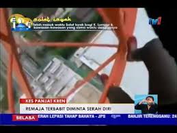 Maka bersyukurlah nabi yunus dan baginda solat empat rakaat kerana telah diselamatkan oleh allah swt daripada empat kegelapan. Aksi Remaja Panjat Kren Di Ipoh Disiasat 3 Jan 2017 Youtube