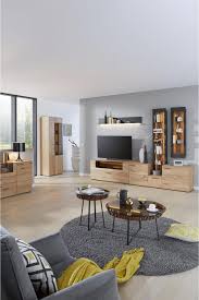 wohnwand eichefarben anthrazit massivholz wohnungsplanung mobel wohnzimmer wohnzimmer dekor