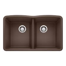 Triple bowl undermount kitchen sinks. Blanco Bl440186 Blancodiamond Equal Double Bowl Biscuit Tools Home Improvement Kitchen Sinks Ekbotefurniture Com