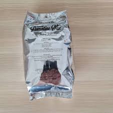 It is a medium fine powder and yellow in colour. Macadams Florentine Mix 500gm