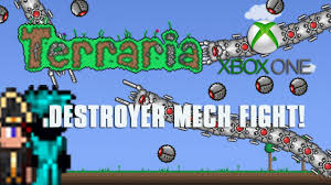 Terraria Xbox One The Destroyer Mech Boss Fight 20 Xbox One Terrarium Mech