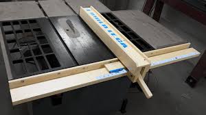 Laser guide lots of miter saws are including a laser guide to help users line up their cuts. How To Make Your Own Wooden Fence For Your Table Saw