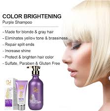 Salon Quality Purple Shampoo for Blonde Hair Anti- Brassy Purple Toner No  Yellow Shampoo Violet Silver Shampoo Private Label
