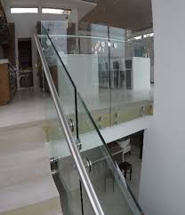 Base rail for glass balcony. Glass Railing For Balconies Dek Stair In Newark New Jersey