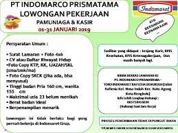 Nama resmi perusahaan indomarett ini adalah pt indomarco prismatama. Lowongan Kerja Indomaret Bengkulu Caribengkulu