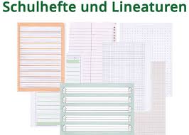 Wie es bei uns beiden nächstes jahr weitergeht steht noch in den sternen, daher machen wir uns bisher noch nicht die arbeit. Lineatur Fur Schulhefte Leicht Und Verstandlich Erklart