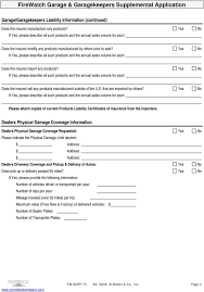 Writing over 130 coverages and relationships with more than 125 different carrier partners, russell bond is your premier insurance wholesaler. Garage And Garagekeepers Supplemental Application Texas Pdf Free Download