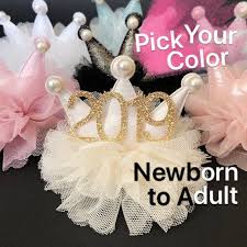 New Years Eve Crown Baby New Years Eve Crown Newborn New Years Eve Elastic Headband 2019 Crown Happy New Year Crown 2019 Family Photo Prop Family Photo Props Baby New Year Crown Crafts