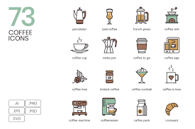 Download 73 Coffee Icons Design Cuts