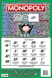 Maybe you would like to learn more about one of these? Pennsylvania Lottery Scratch Offs Monopoly 20x