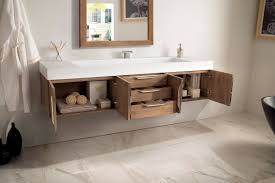 wall mounted single bathroom vanity set