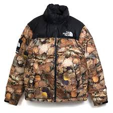 Supreme x the north face leather mountain parka royal size medium purple jacket. North Face Supreme Camo Jacket Shop Clothing Shoes Online