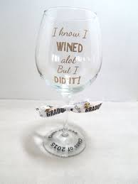 Graduation Gift Graduation Wine Glass College Graduation Etsy Sorority Graduation Gifts College Graduation Gifts College Grad Gifts
