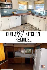 This kitchen renovation was done on a budget and the reveal looks like a brand new we were able to update our kitchen on a budget and the results are incredible. Diy 1950 S Kitchen Remodel The Kitchen Garten
