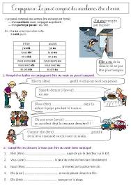 Lecons Et Exercices Liens Pour Travailler Le Passe Compose En Classe De Ce1 Ce2 Passe Compose Exercices Passe Compose Conjugaison Ce2
