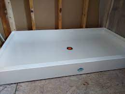 I have a shower with a fiberglass shower pan i bought from lowes several years ago. Install Florestone Fiberglass Shower Base Nc Master Plumber Llc