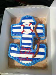 Publix Did A Great Job On My Bestie S Birthday Cake Nautical Birthday Cakes Bestie Birthday Boy Birthday Parties