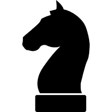Horse Black Head Silhouette Of A Chess Piece Free Icon Knight Chess Chess Piece Tattoo Chess Pieces