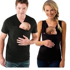 Kangaroo Pocket T Shirt No Wrapping Adjusting Or Tying Video Video Kangaroo Baby Dad To Be Shirts Cool Baby Stuff