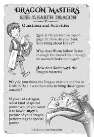 The Fantasy Continues In The Scholasticbranches After Reading Guide For The Dragon Masters Series Book Activities Book Club Books Chapter Books