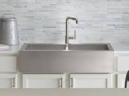 apron front stainless steel