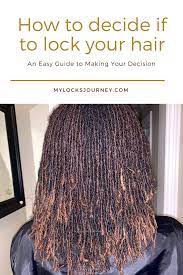 To Lock Or To Not How To Decide On Locs Natural Hair Diy Short Locs Hairstyles Locs