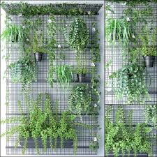 Vertical Garden 2 3d Model Cgtrader Diy Garden Vertical Garden Indoor Plant Wall