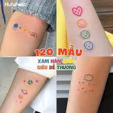 Xăm hình nhỏ ở tay là người mạnh mẽ, hướng ngoại. 30 Tá» XÄƒm Dan Táº¡m Thá»i Phong Cach Huyna Han Quá»'c Dá»… ThÆ°Æ¡ng Mini Tattoo Ä'áº¹p Cute Ä'ang Yeu Hot Trend Tiktok Shopee Viá»‡t Nam