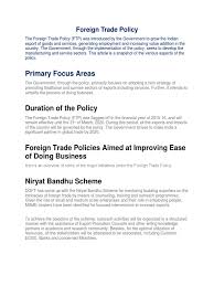 ↑national trading policy • hypernyms: Foreign Trade Policy Letter Of Credit Credit