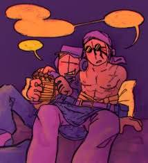 SUNKILLER — “deimos doodles (badly) to keep his hands busy” +...