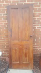 Antique Four Panel Solid Wood Door Interior Building Supply Etsy Doors Interior Old Wood Doors Solid Wood Doors