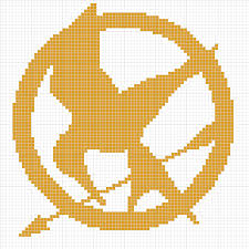 How to make a pencil case caravan. Free Hunger Games Cross Stitch Pattern Geek Cross Stitch Cross Stitch Projects Ideas Cross Stitch