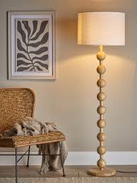 Emmie Floor Lamp, Nature, Linen