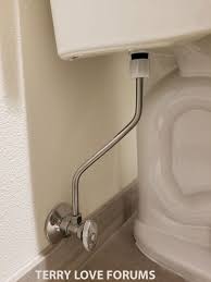 Slide the coupling nut onto the rigid supply line. You Knew How Rigid Supply Lines Work But I Didn T Terry Love Plumbing Advice Remodel Diy Professional Forum