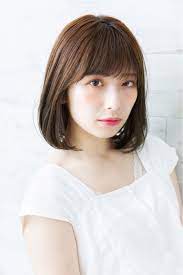 ボブさんに似合う前髪特集 前髪次第でもっと可愛くなれる hair ボブ 前髪 隙間 ベージュの服